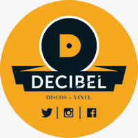 Logotipo de tienda de discos en Barcelona Decibel